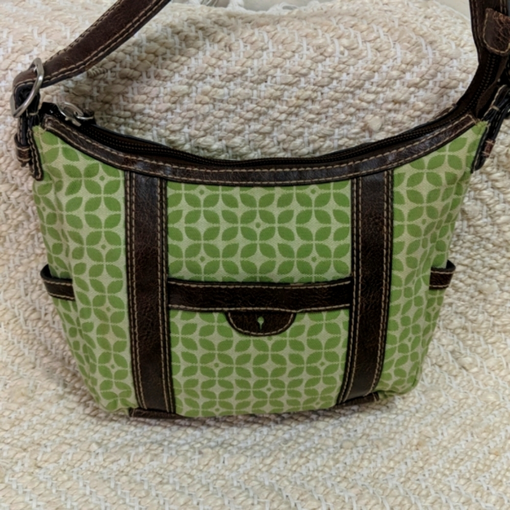 FOSSIL WOMEN'S SHOULDER BAG Leather Trim - Picture 2 of 13